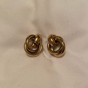 Gold earrings